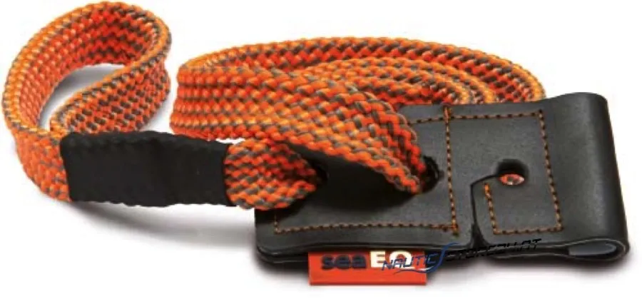 SeaEQ Fender Leash/Clip FR | Version: Leash single, L=600mm, orange/grey