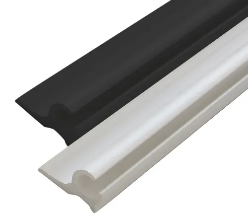 PVC piping profiles with a nose