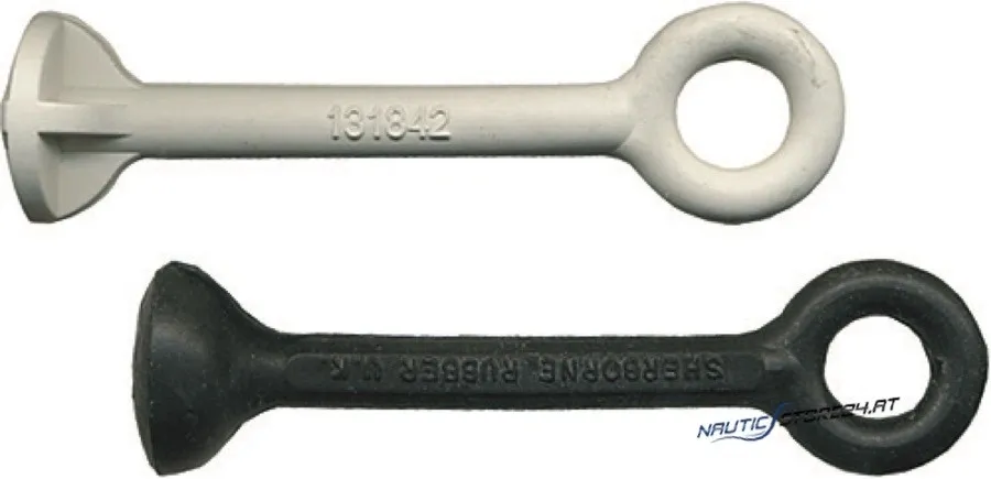 Rubber spray hoodstop | Color: white