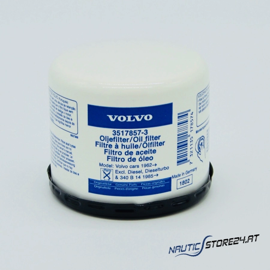 Volvo Penta Oil Filter for B20, B23, B30, 230, 250 (3517857)