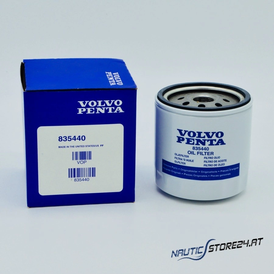 Volvo Penta Oil Filter for 3.0 4-Cylinder, V6 4.3, V8 5.0 5.7 8.1L (835440)