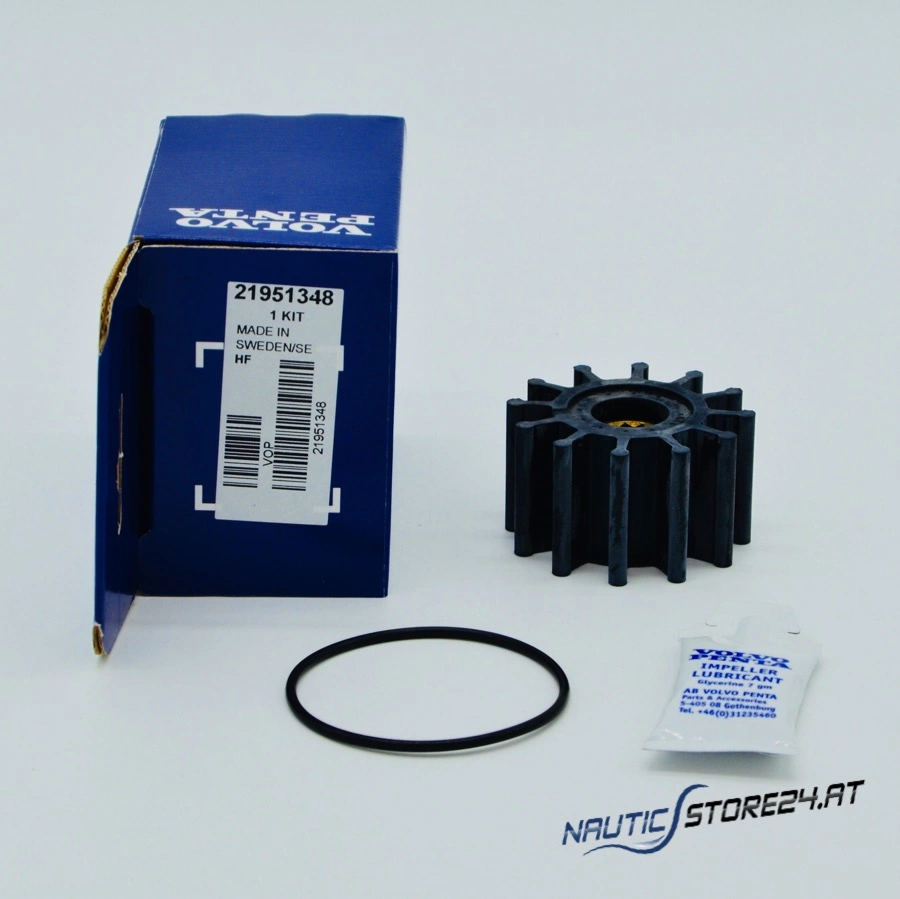 Volvo Penta Impeller Kit for 3.4, 4.3, 5.0, 5.7, 7.4, 8.1 (21951348)