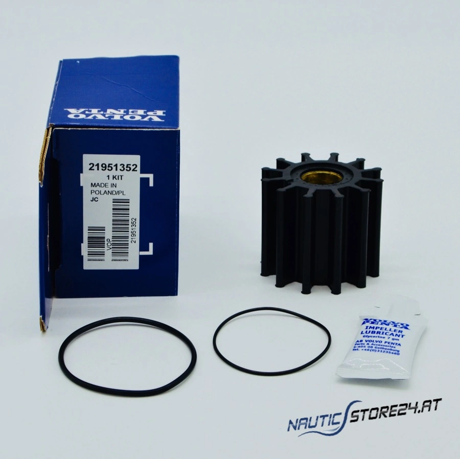 Volvo Penta Impeller Kit for D3-110, D3-130, D3-160, D3-140, D3-150 (21951352)