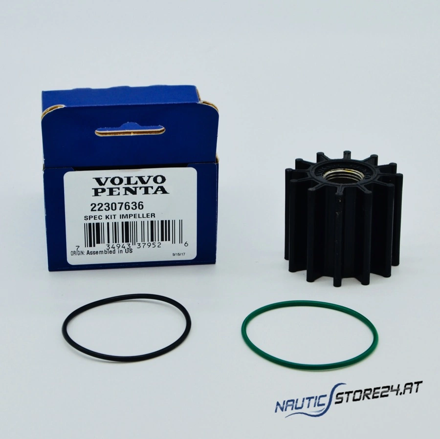 Volvo Penta Impeller Kit for 3.0, 4.3, 5.0, 5.7, 8.1 (22307636)