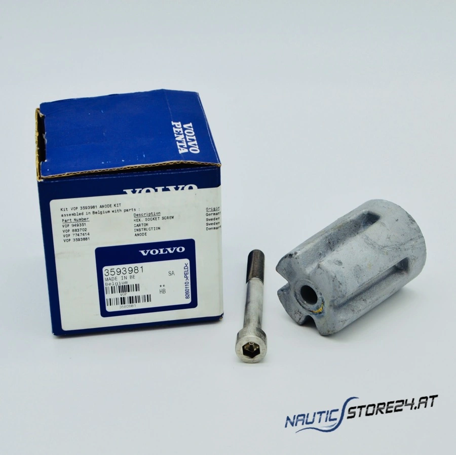 Volvo Penta Zinc Anode Kit for IPS-A, IPS-B, IPS-C, IPS-D (3593981)