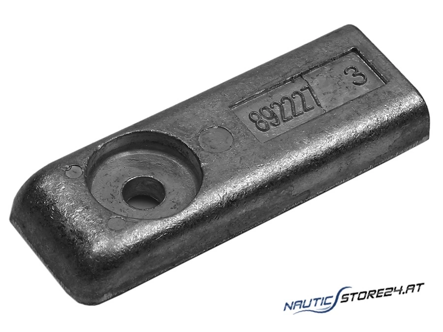 Mercury/Quicksilver Anode Aluminum for Outboard Verado 6 Cylinder (97-893404)