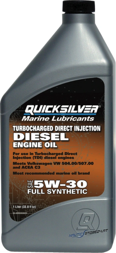 Mercury/Quicksilver Engine Oil Diesel 5W-30 Synthetic 1L (92-8M0089690)