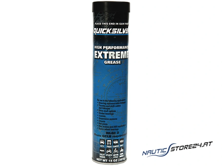 Mercury/Quicksilver High Performance Extreme Grease 397g Cartridge (8M0208462)