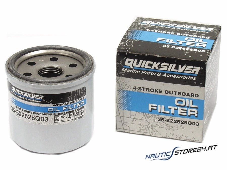 Mercury/Quicksilver Oil Filter for Outboard 8/9.9/15/20/25/30hp 4-stroke (35-8M0162832)