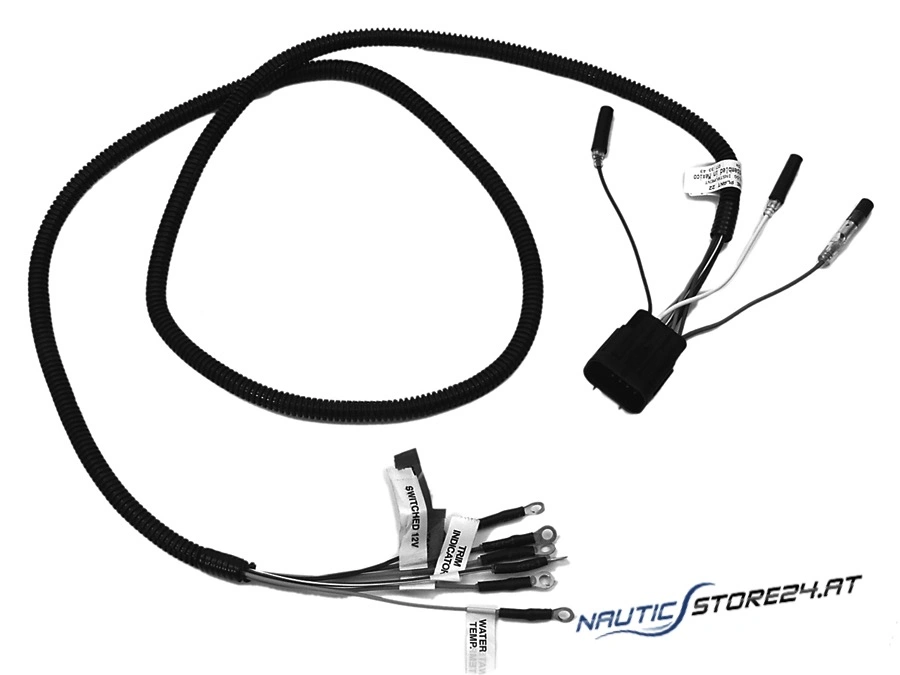 Mercury/Quicksilver Wiring Harness for Tachometers and Instruments on Commander Remote Control Boxes (84-892990T01)