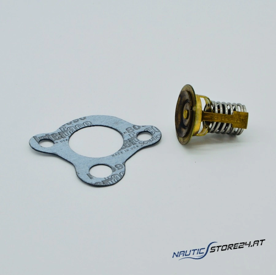 Mercury/Quicksilver Thermostat 140 Degrees Fahrenheit for Mercruiser 4-/6-Cylinder with Gasket (59078Q3)