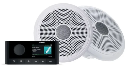 Fusion Marine Radio RA210 Set Classic Radio RA 210 + XS-F65CW speakers