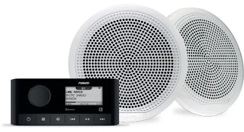 Fusion Marine Radio RA60Set Classic Radio RA 60 x EL-F651W speakers