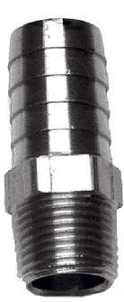Sierra hose connector, 1/4" NPT x 5/16" (8mm)
