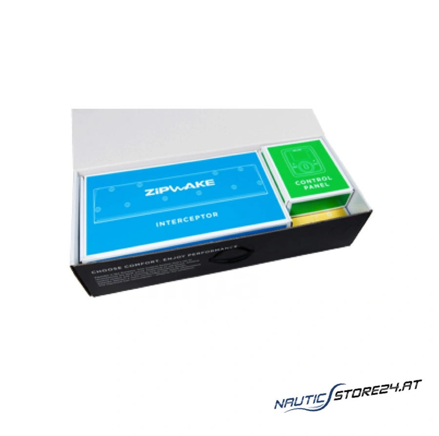 Zipwake Dynamic Trim Control System Series S | Version: 450-S (Interceptor L=450mm, M12 Extension Cable 1.5m)