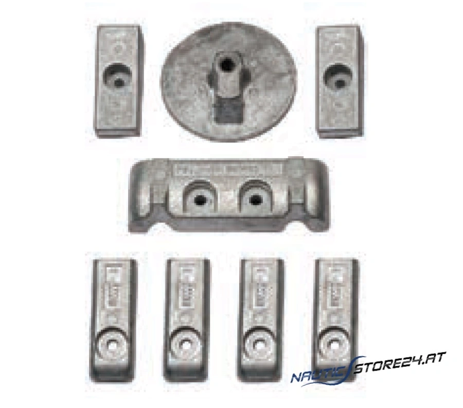 Mercury/Quicksilver Anode Set Aluminum for L6 Verado (97-8M0126670)