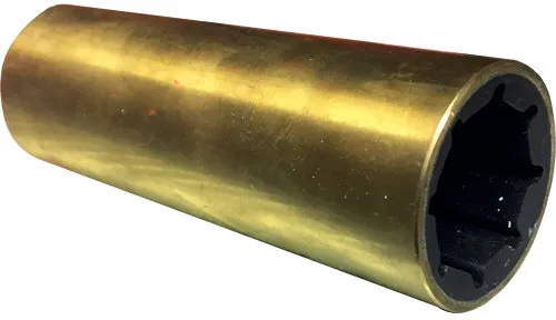 Rubber Bearings with Bronze Sleeve | Design: Length 101.6mm, Inner Ø 25mm, Outer Ø 38.1mm