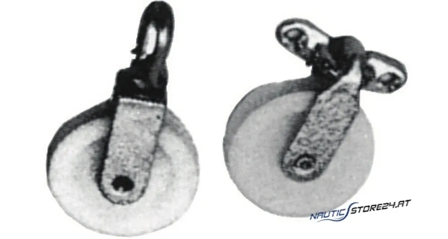 Pulley for steering system | Design: Single block with bracket