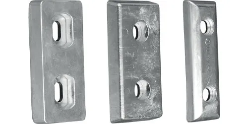 Tecnoseal Zinc Plate Anode Various Sizes | Version: Height 25mm, Length 151mm, Width 69mm, Weight 1.52kg