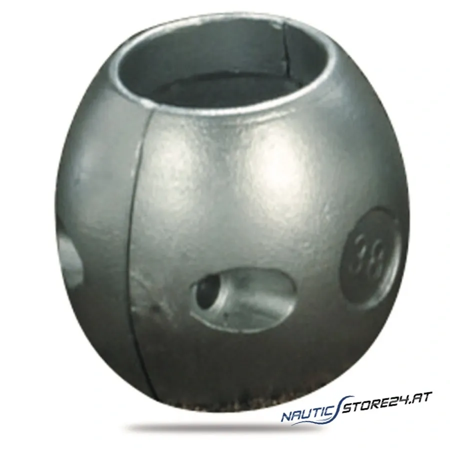 Zinc Wave Anode Long Form | Version: Inner Ø 20mm, wt. 0.53kg