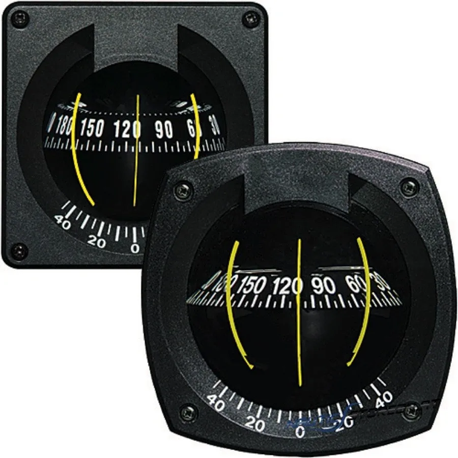 Silva Compass Mod. 100/125 BH black | Version: Compass, Rose Ø 100mm, black