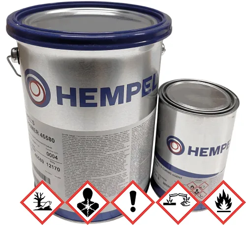 Hempel Gel Primer, 5000 ml. Color: Gray.