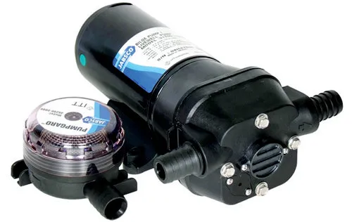 Jabsco Diaphragm Bilge Pump Parmax 4 14.4l/min | Design: Diaphragm bilge pump, hose Ø 19mm, flow rate 14.4l/min