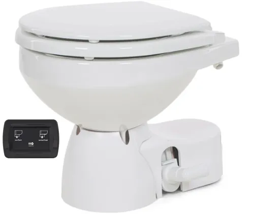 Jabsco Toilet Quit Flush Fresh Water Version: Compact