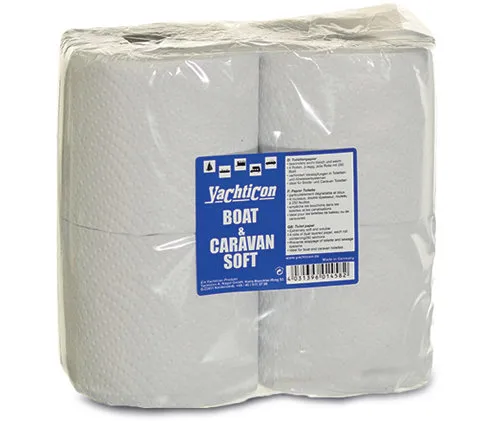 Yachticon Boat & Caravan Soft Toilet Paper 4 Rolls Pack