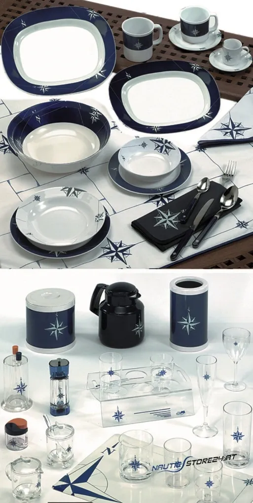 Marine Business Boat Harness Northwind | Version: Set of 6 plates flat, Ø 230mm