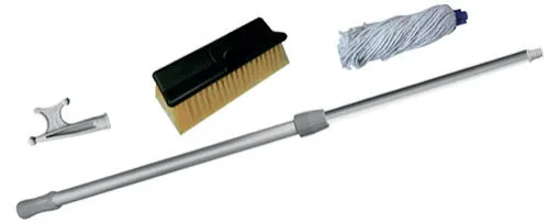 Boat Hook Combo Set - PVC black, Alu