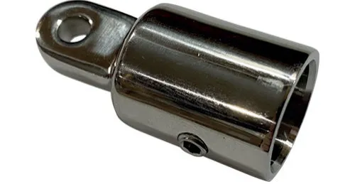 Folding top end piece Niro | Tube Ø: 20mm