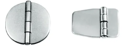 NIRO hinge oval with cover Width: 35 mm Length: 57 mm