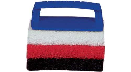 Starbrite hand scrubber set of 3 fine/medium/coarse