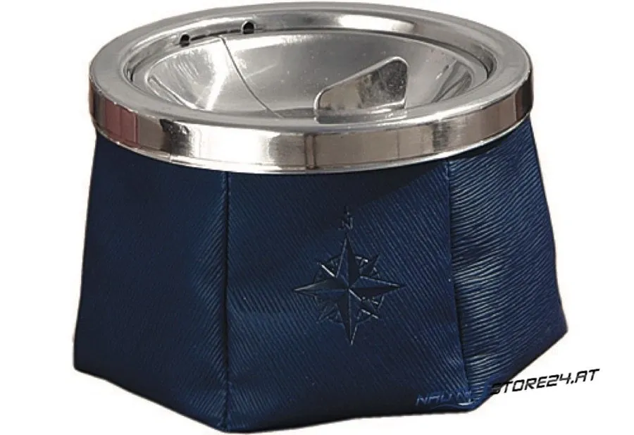 Navy Buisness Ashtray Leather | Colour: blue