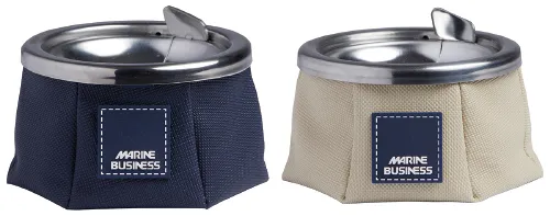 Ashtray with lid, color: blue