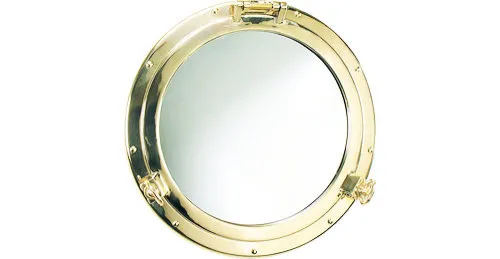 Porthole Mirror Brass | Design: Mirror Ø 125 mm, outer Ø 180mm