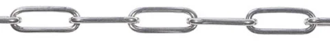 Chain long link stainless steel DIN 763