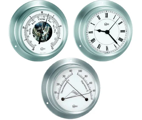 Barigo Barometer Serie Sky Edelstahl