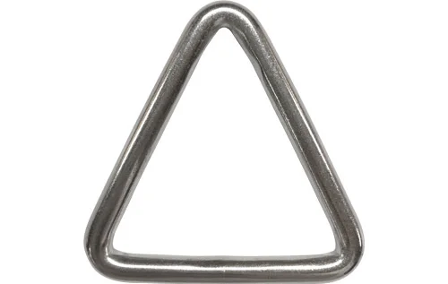 Stainless ring T - shape (triangle)