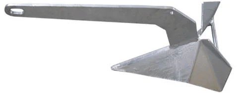 Plowshare anchor DELTA steel, galvanized