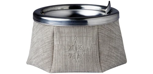 Stone ashtray with lid