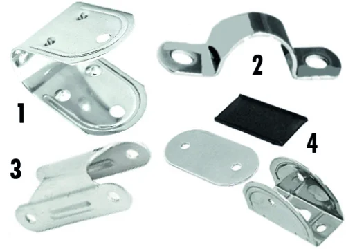 Mounting accessories for bathing ladders