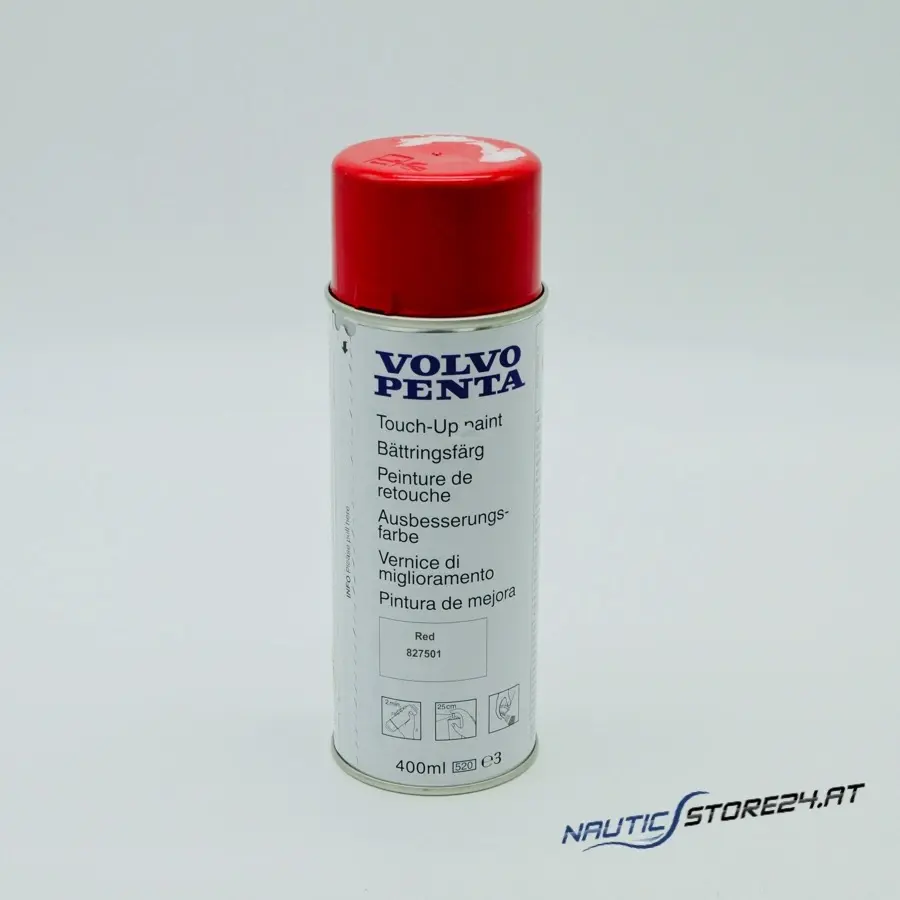 Volvo Penta Touch Up Paint Red Spray (400ML) (827501)