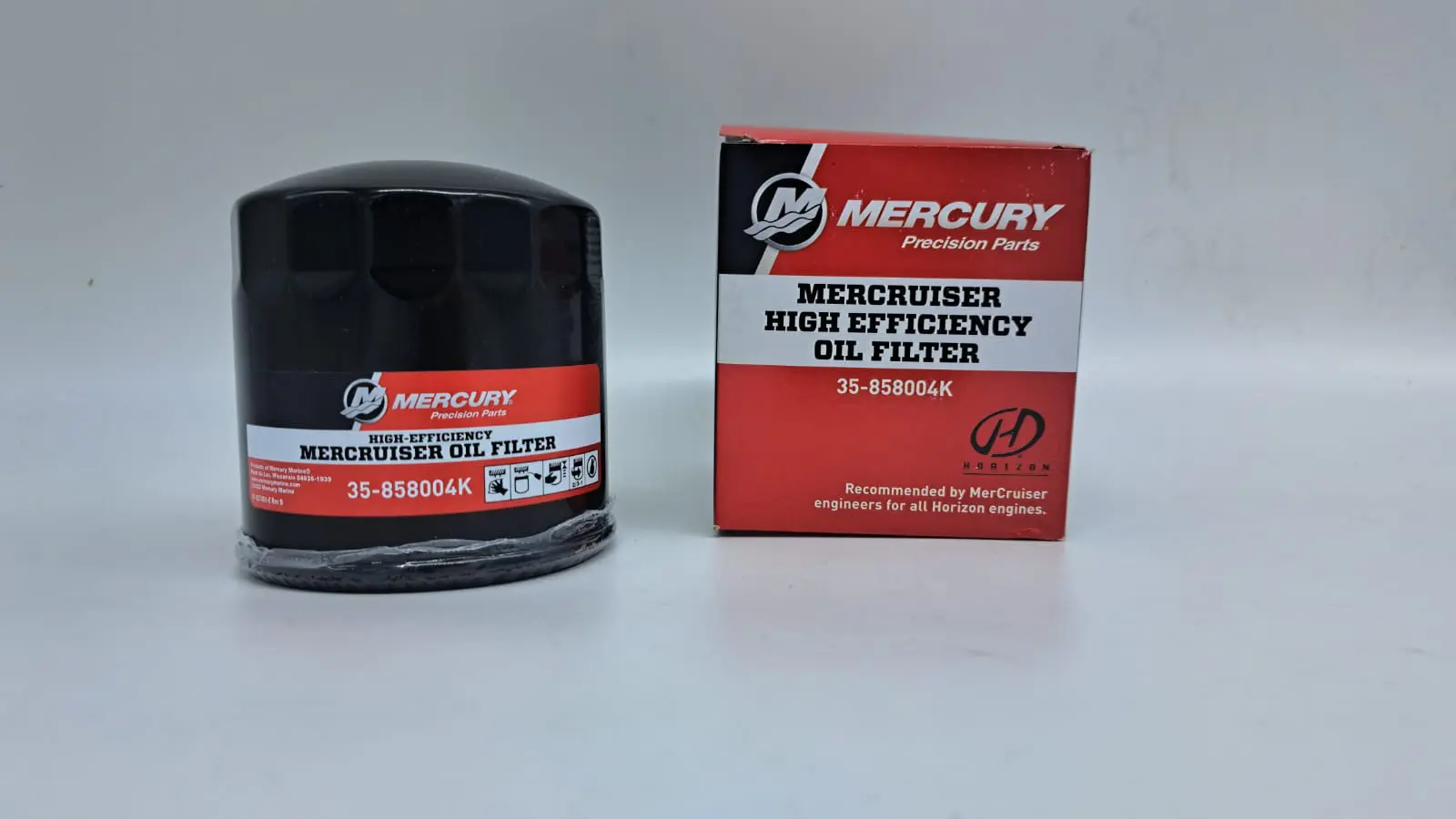 Mercury/Quicksilver High Performance Oil Filter for R4/R6/V6/V8 (35-858004K)Replaces the following items : 35-858004Q
