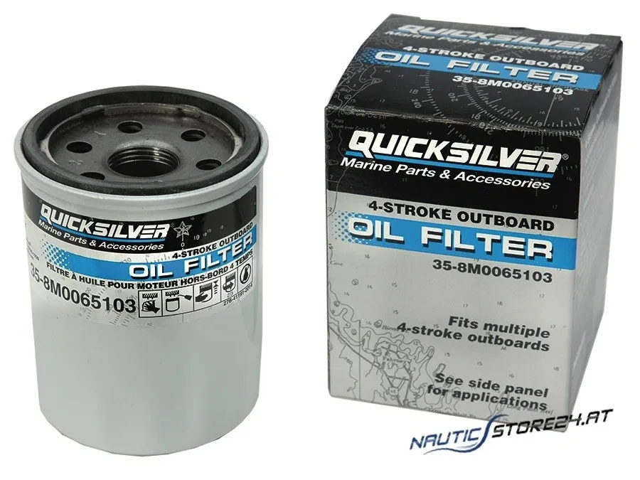 Mercury/Quicksilver Oil Filter for 4-Stroke Outboards from 25hp (35-8M0162829)