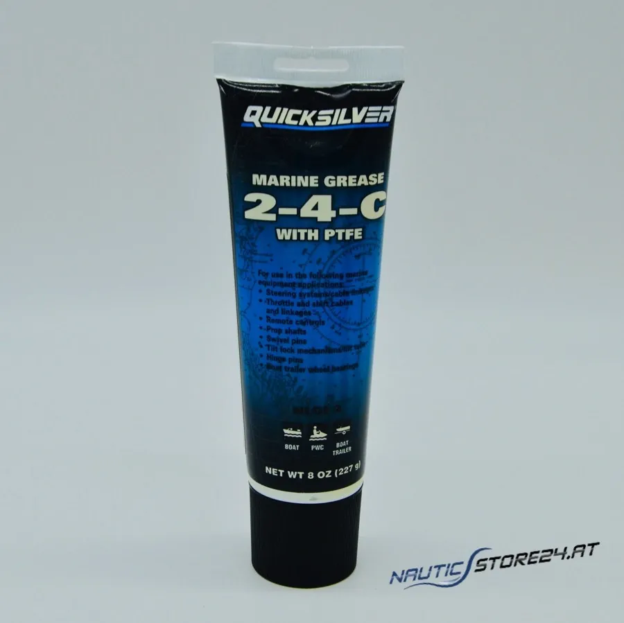 Mercury/Quicksilver 2-4-C Grease with PTFE Tube 227g (8M0208465)