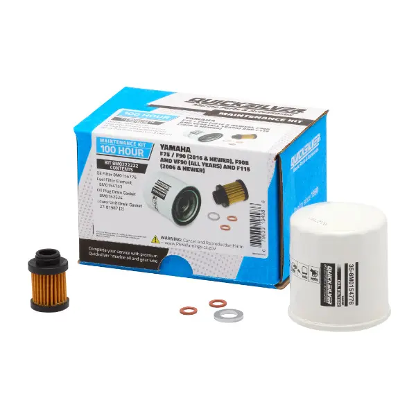 Yamaha Service Kit F75/F90 (16 and newer) + F80B/VF90 (all years) + F115 (06 and newer) 100 hours (8M0222222)