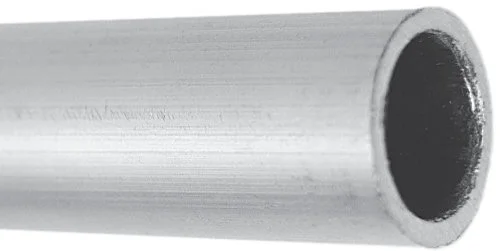 Bare aluminum tube - material thickness 2mm, outer diameter 20mm