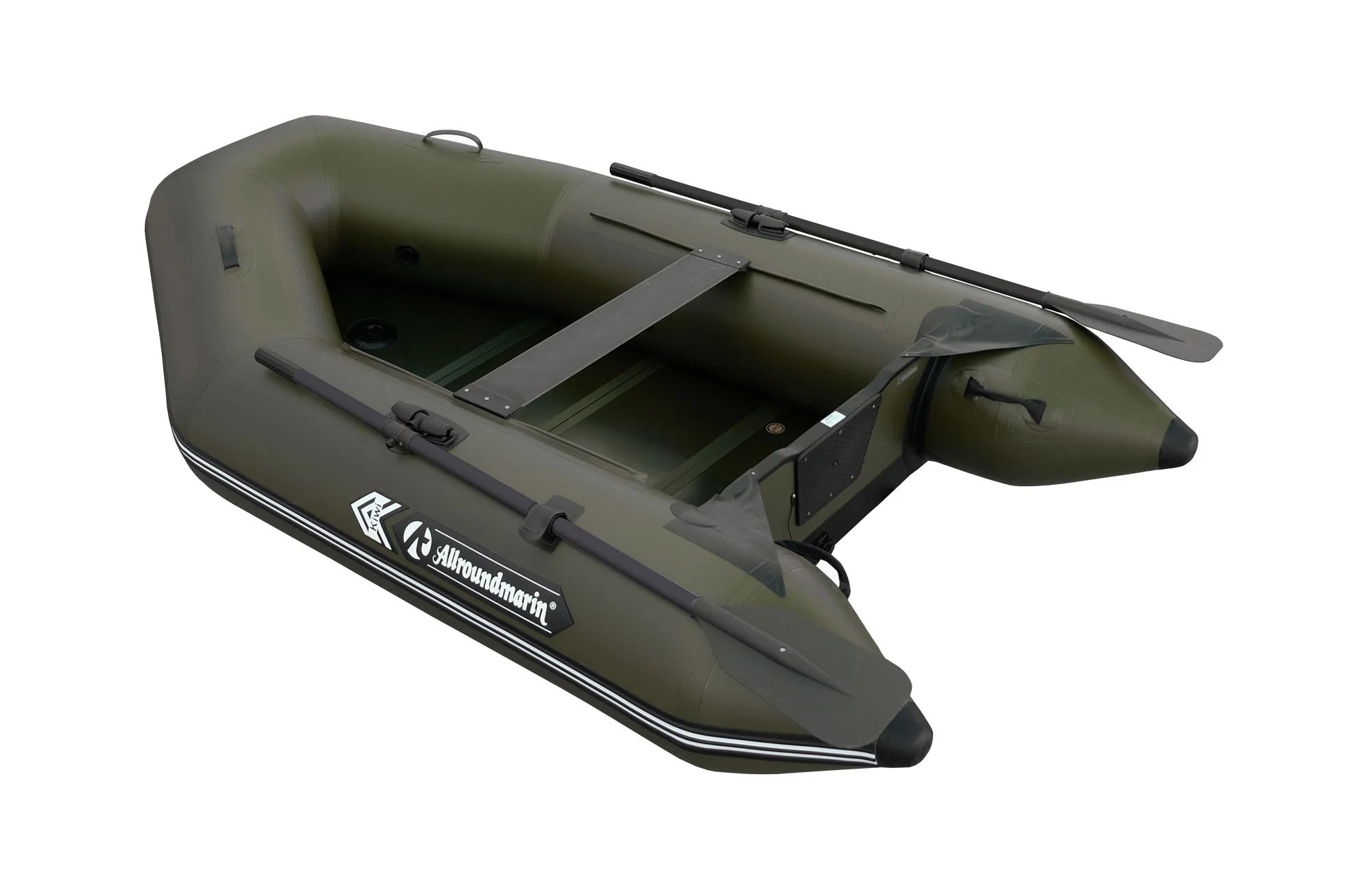 Allroundmarin Kiwi 260 - Folding Plywood Floor / Olive Green